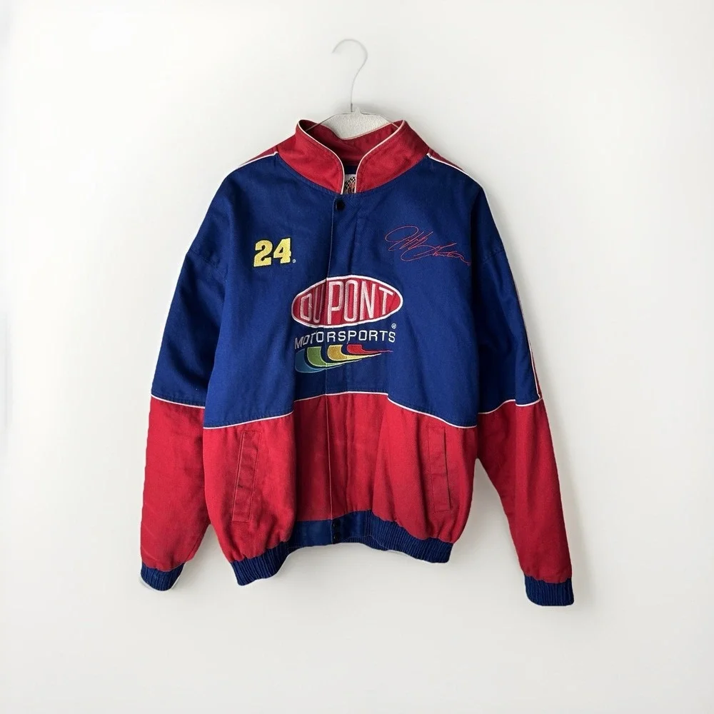 Vintage Jeff Gordon #24 DuPont Motorsport Winner's Circle NASCAR Jacket Size:L